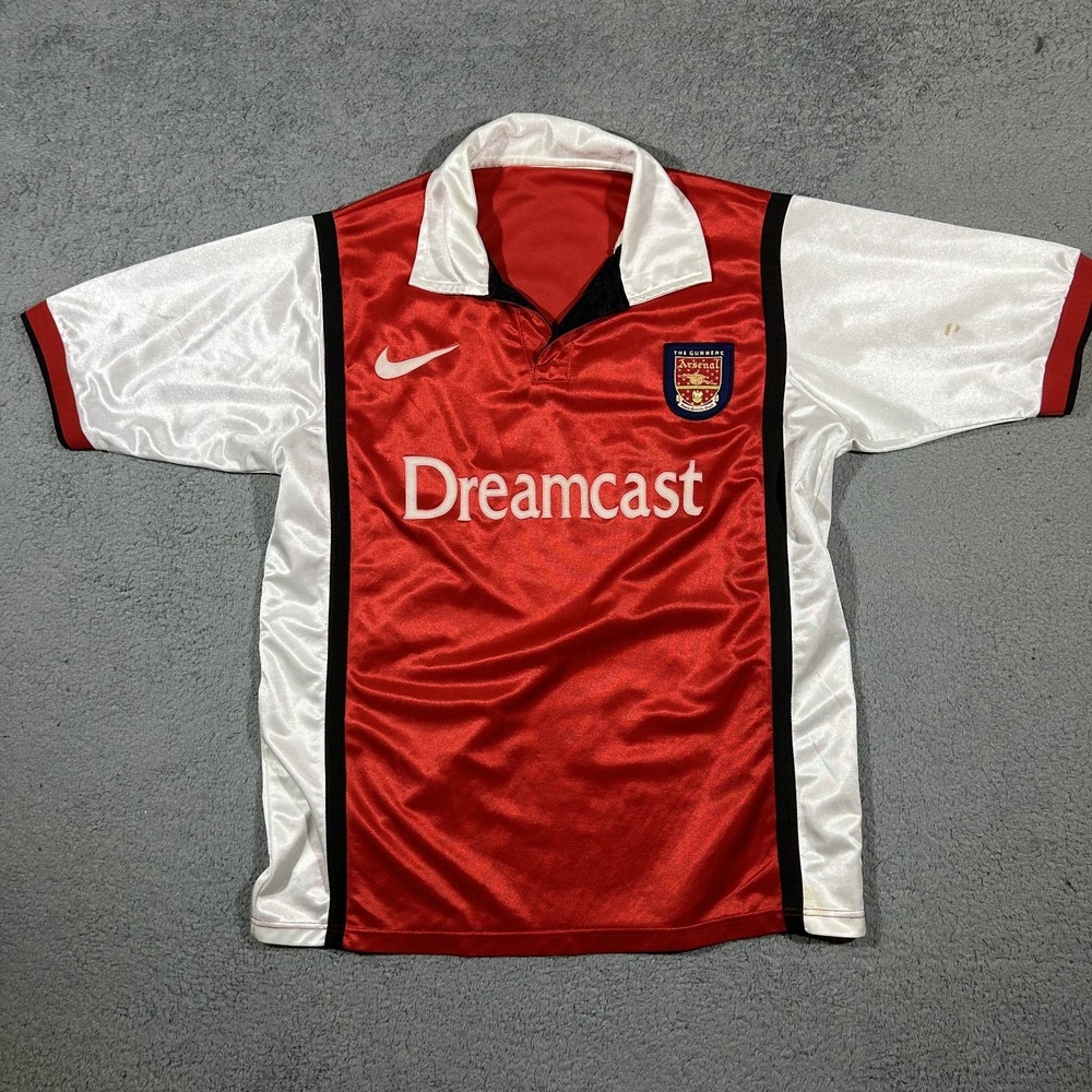 Arsenal F.C. Soccer Red Jersey Football Shirt Men's Size Large Bootleg #2482